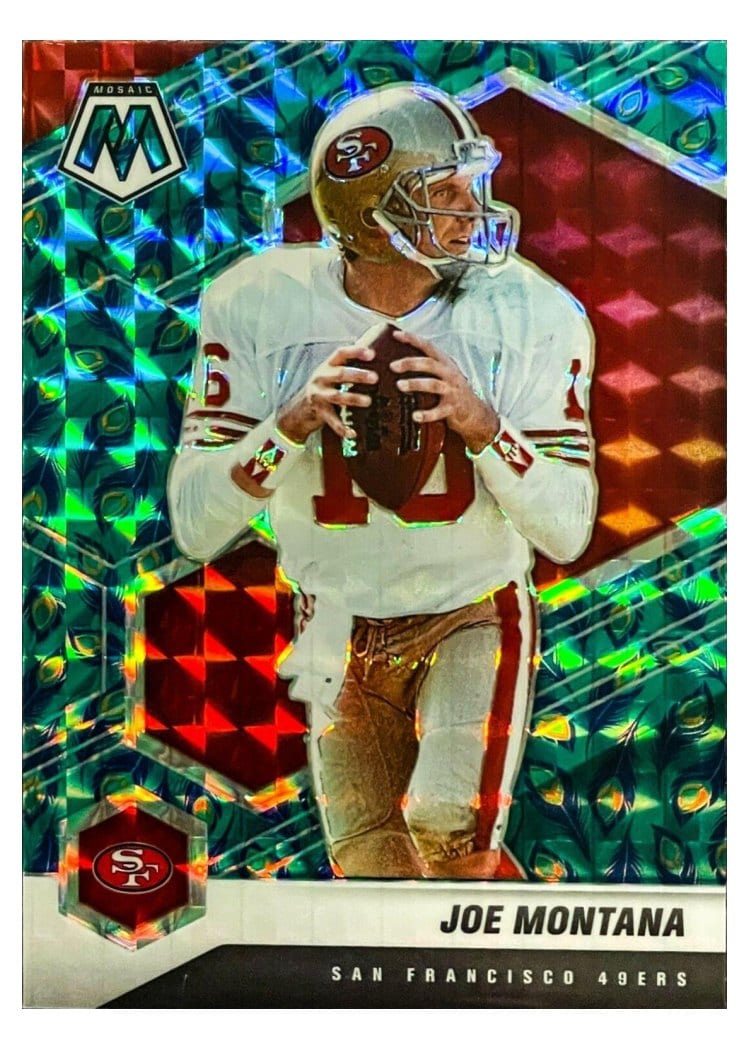 2021 Panini Mosaic Base Set Joe Montana #174 card