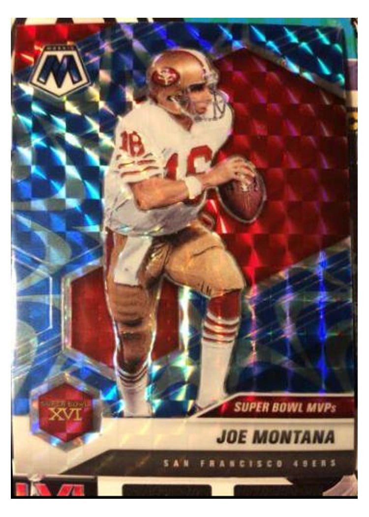 2021 Panini Mosaic Base Set Joe Montana #291 card