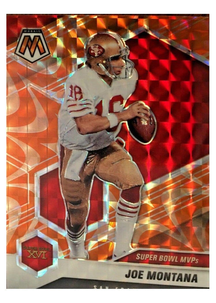 2021 Panini Mosaic Base Set Joe Montana #291 card