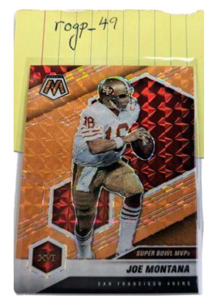 2021 Panini Mosaic Base Set Joe Montana #291 card
