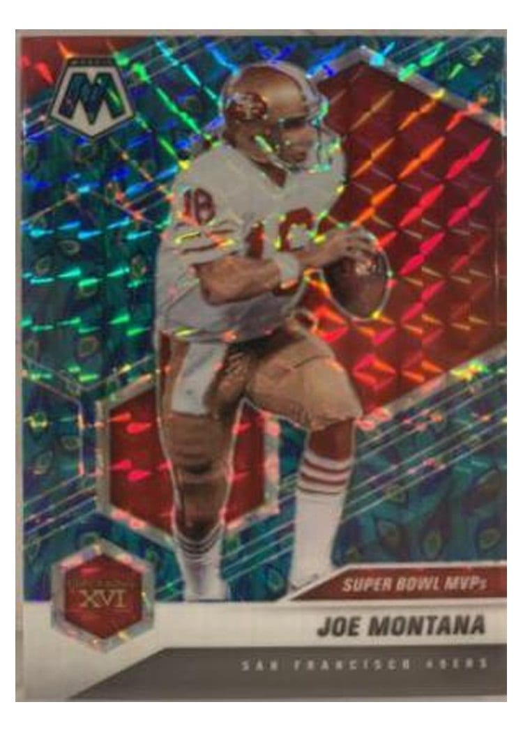 2021 Panini Mosaic Base Set Joe Montana #291 card