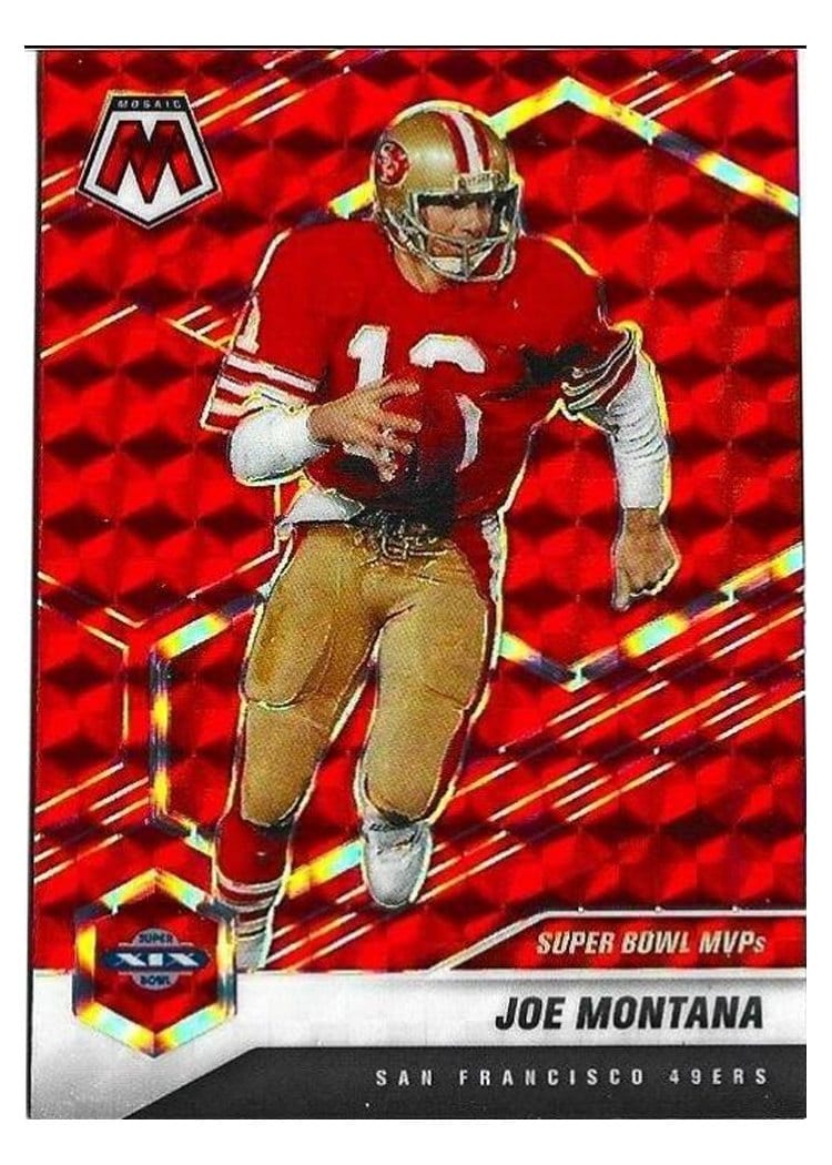 2021 Panini Mosaic Base Set Joe Montana #292 card