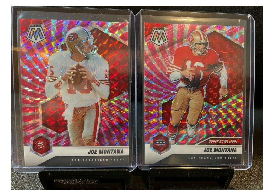 2021 Panini Mosaic Base Set Joe Montana #292 card