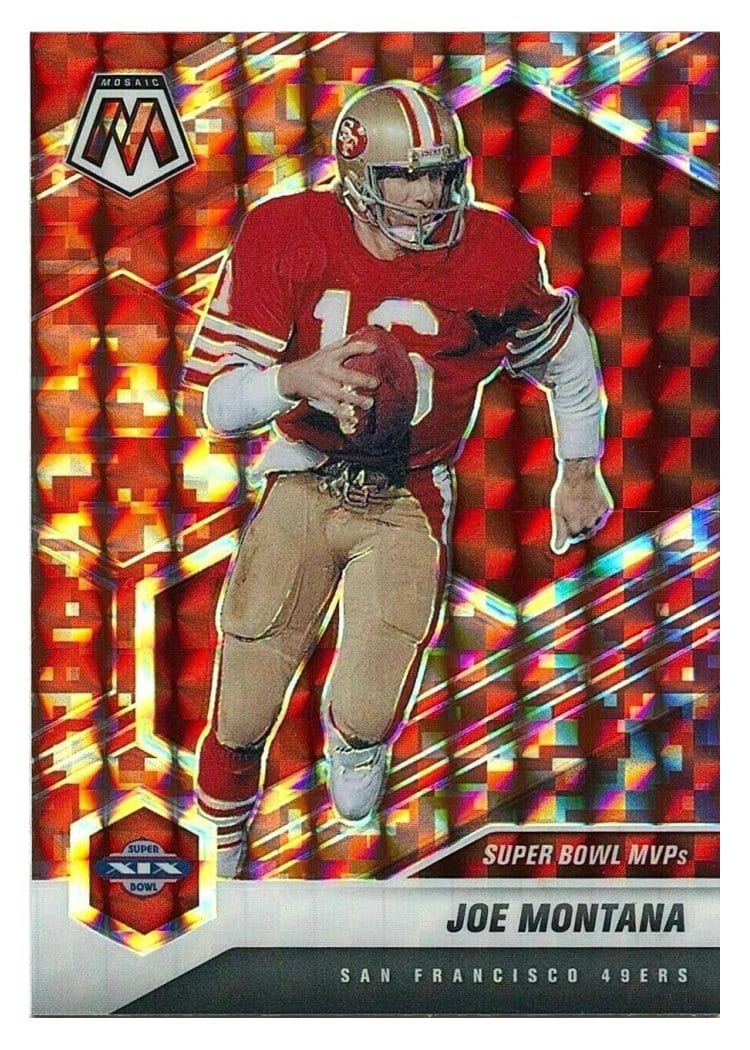 2021 Panini Mosaic Base Set Joe Montana #292 card
