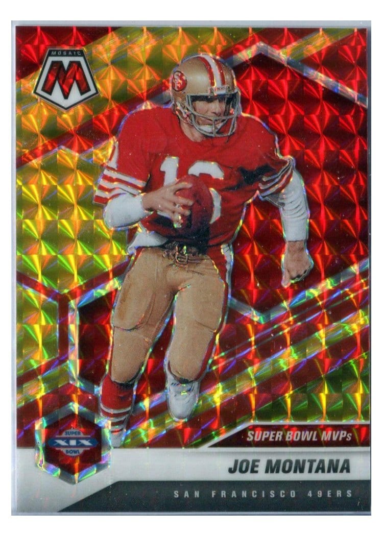 2021 Panini Mosaic Base Set Joe Montana #292 card