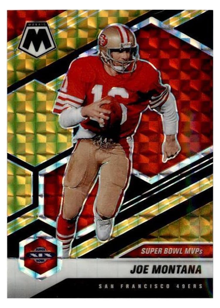 2021 Panini Mosaic Base Set Joe Montana #292 card