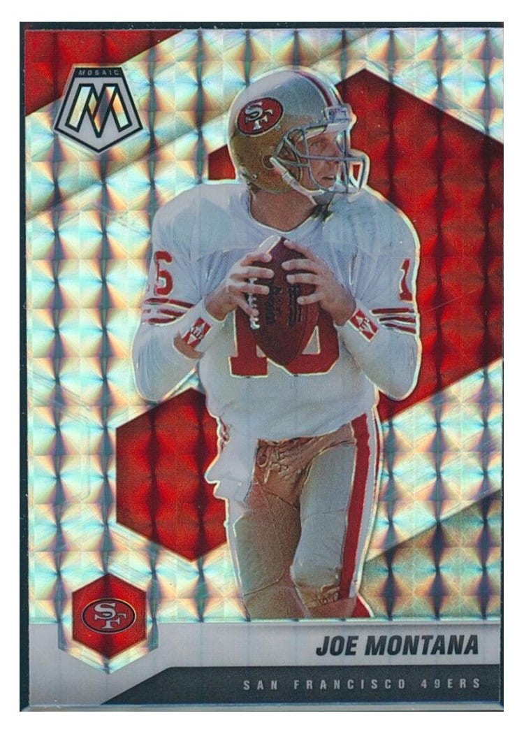 2021 Panini Mosaic Base Set Joe Montana #293 card