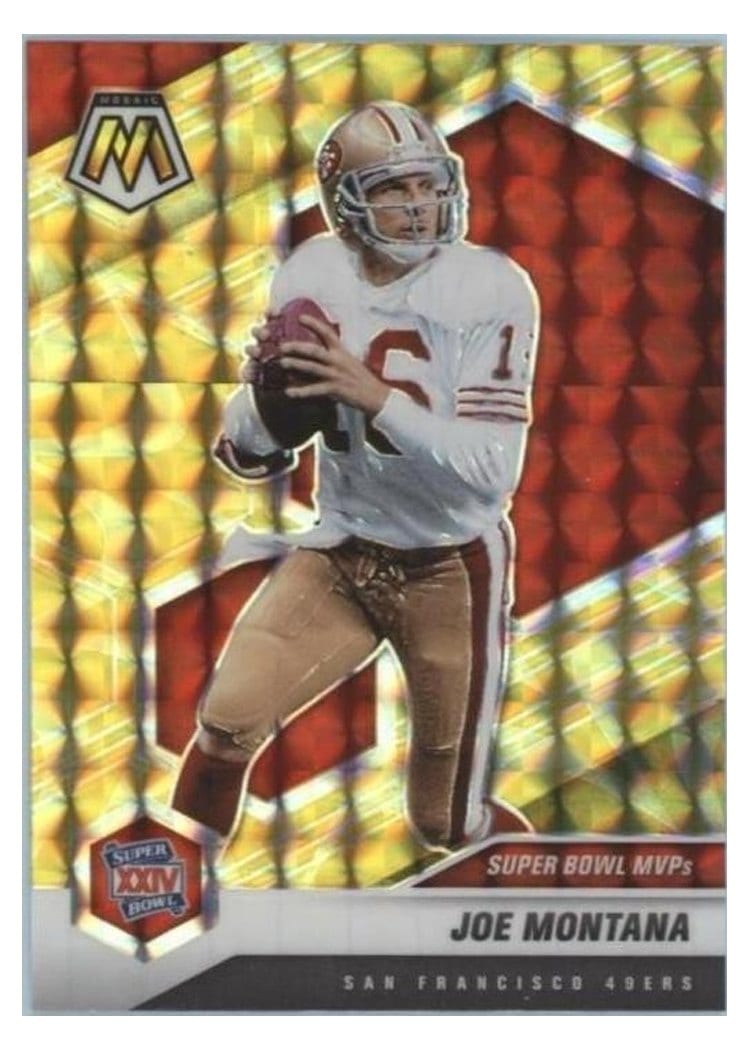 2021 Panini Mosaic Base Set Joe Montana #293 card