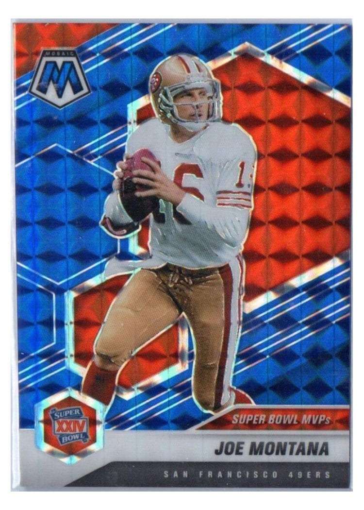 2021 Panini Mosaic Base Set Joe Montana #293 card