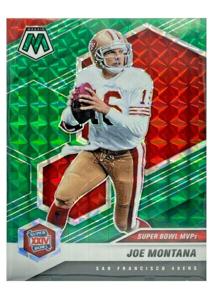 2021 Panini Mosaic Base Set Joe Montana #293 card