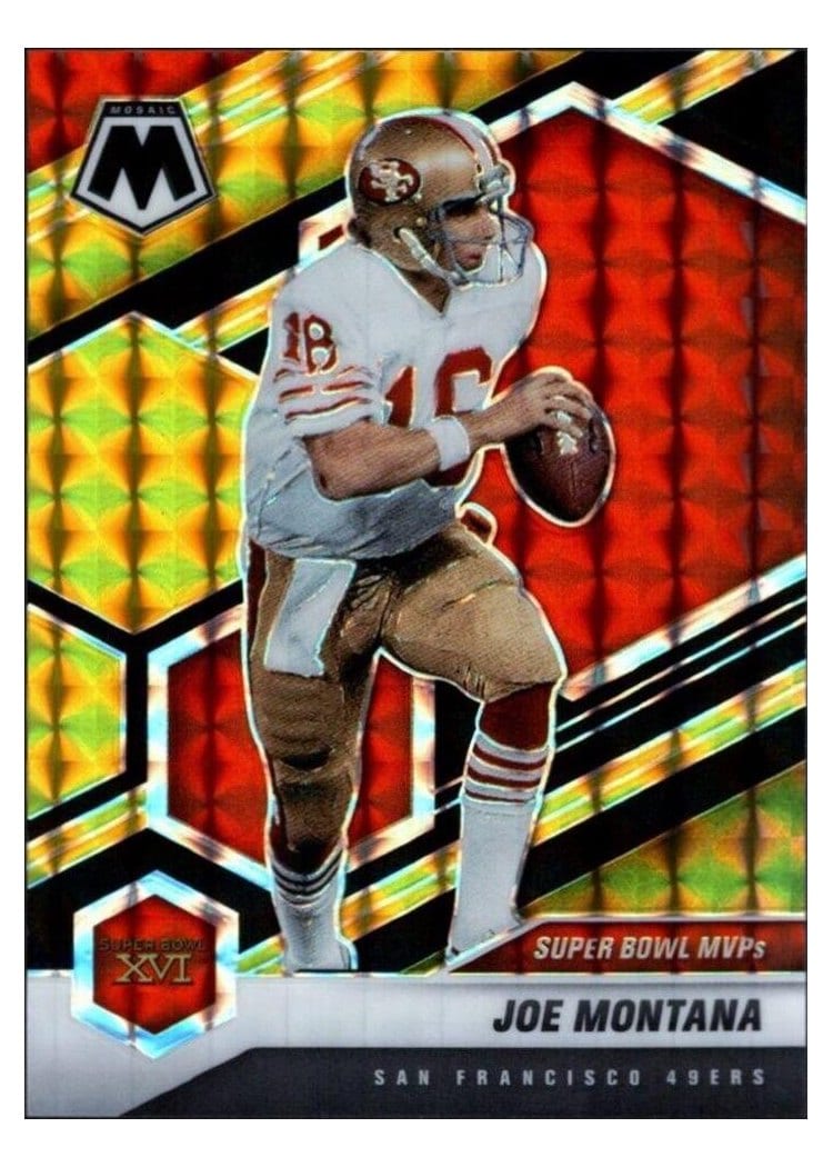 2021 Panini Mosaic Base Set Joe Montana #293 card