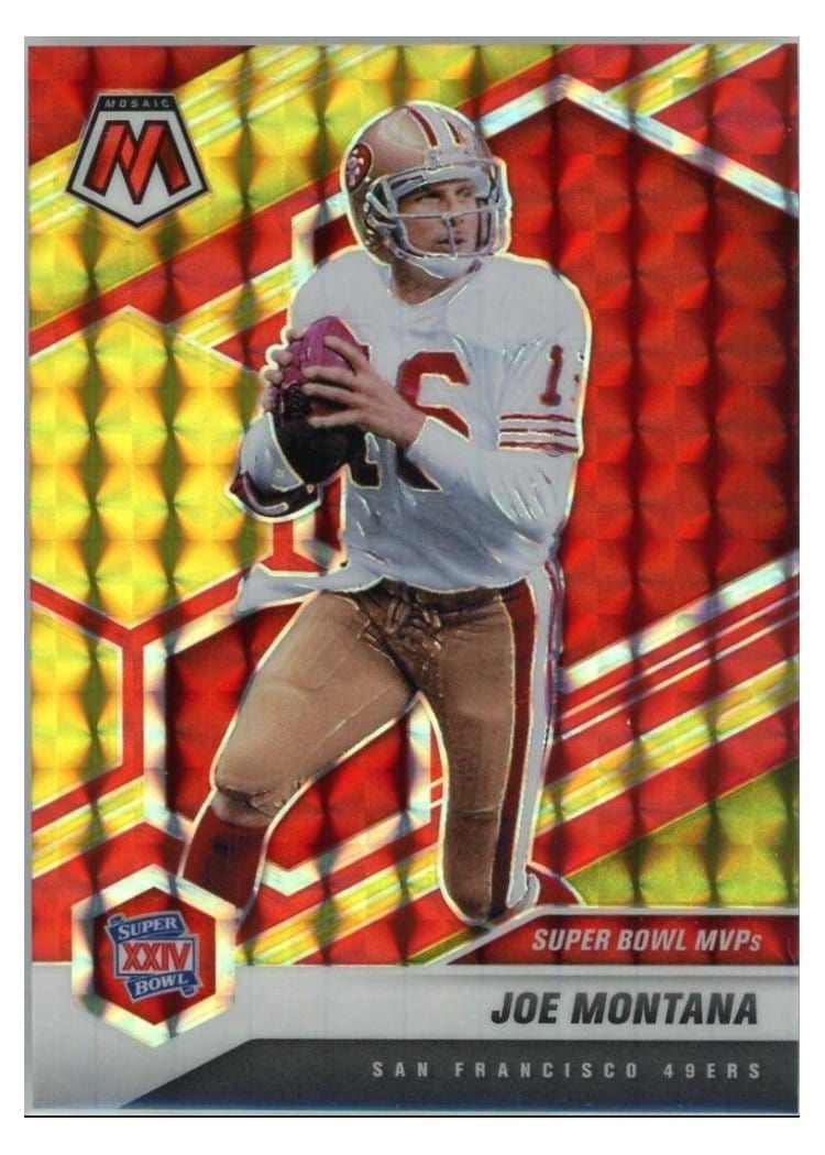 2021 Panini Mosaic Base Set Joe Montana #293 card