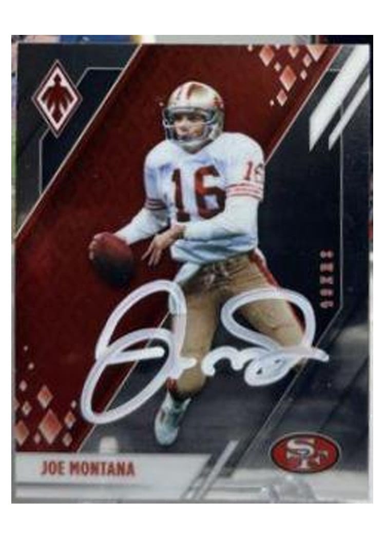 2021 Panini Prizm Base Set Joe Montana #60 card