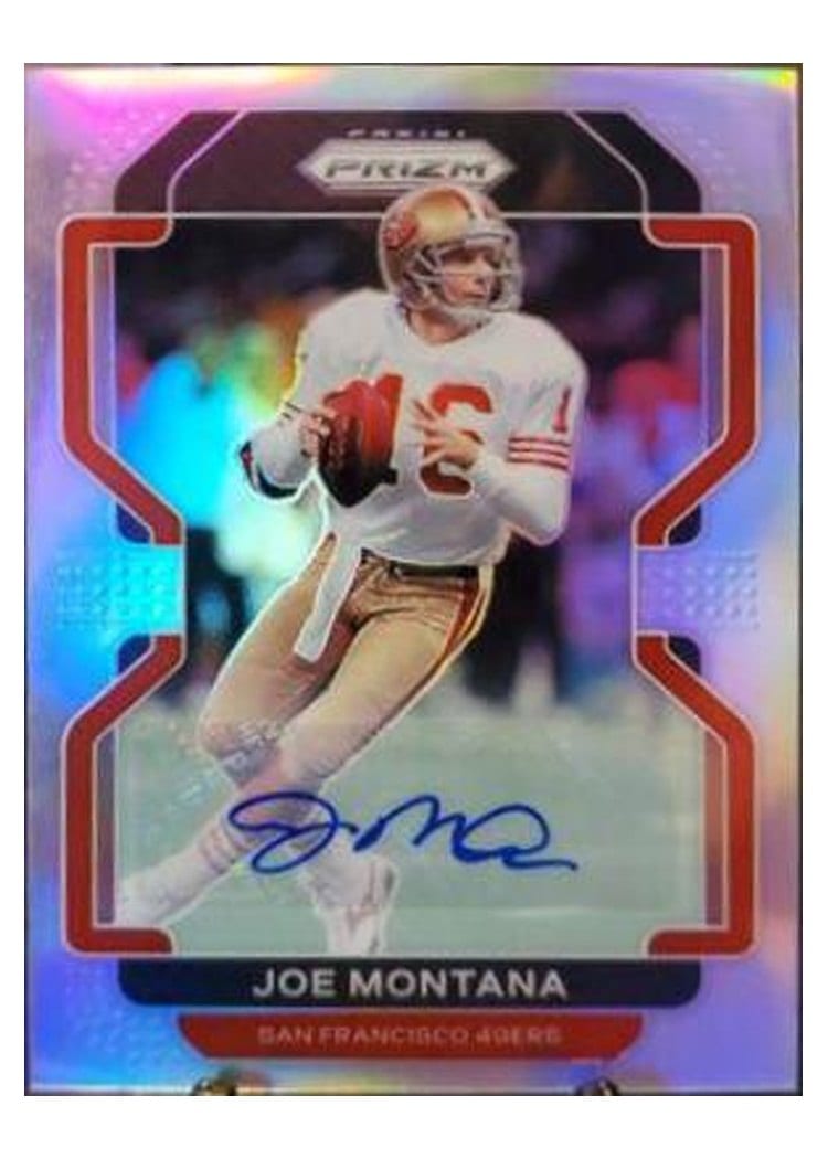 2021 Panini Prizm Base Set Joe Montana #60 card