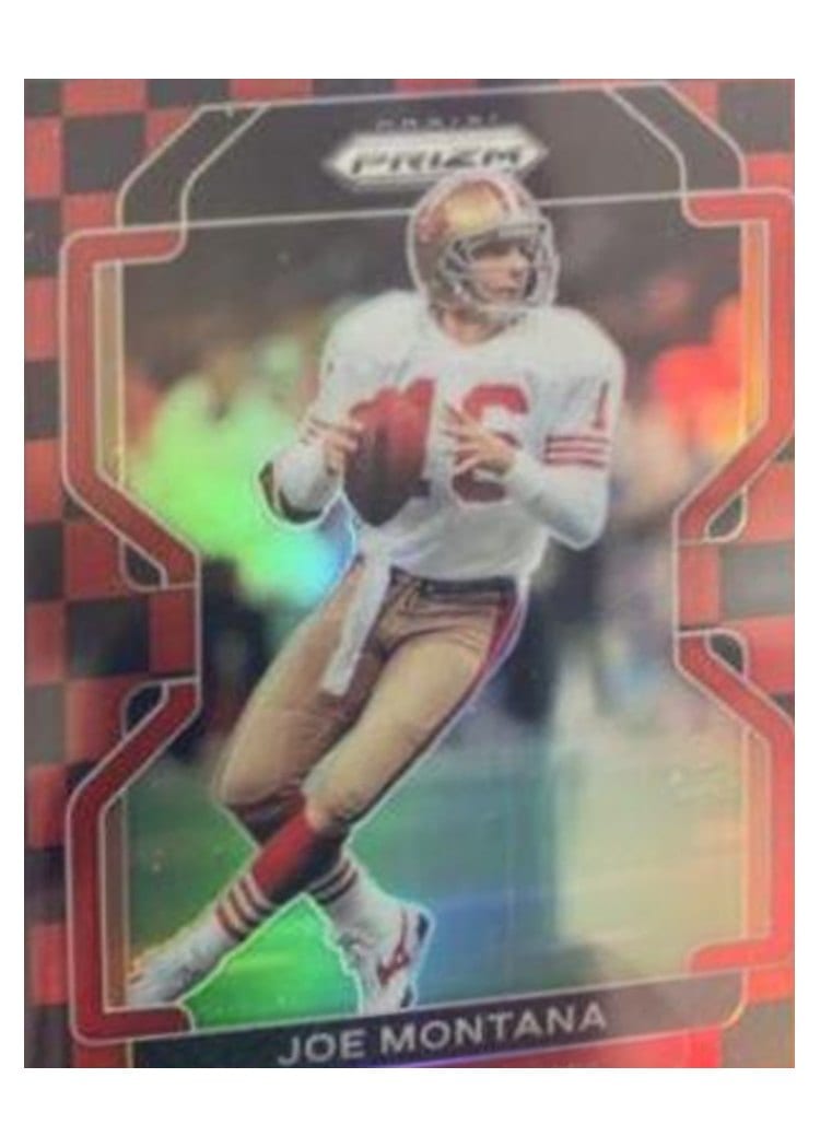 2021 Panini Prizm Base Set Joe Montana #60 card