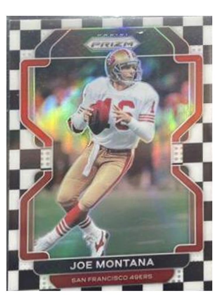 2021 Panini Prizm Base Set Joe Montana #60 card