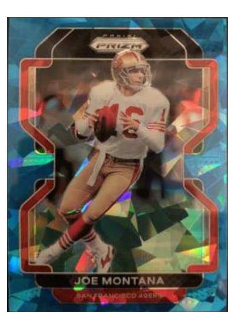 2021 Panini Prizm Base Set Joe Montana #60 card