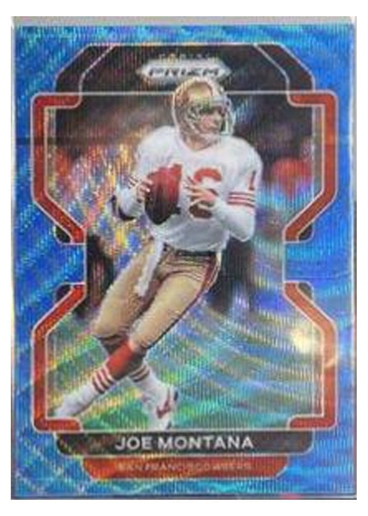 2021 Panini Prizm Base Set Joe Montana #60 card