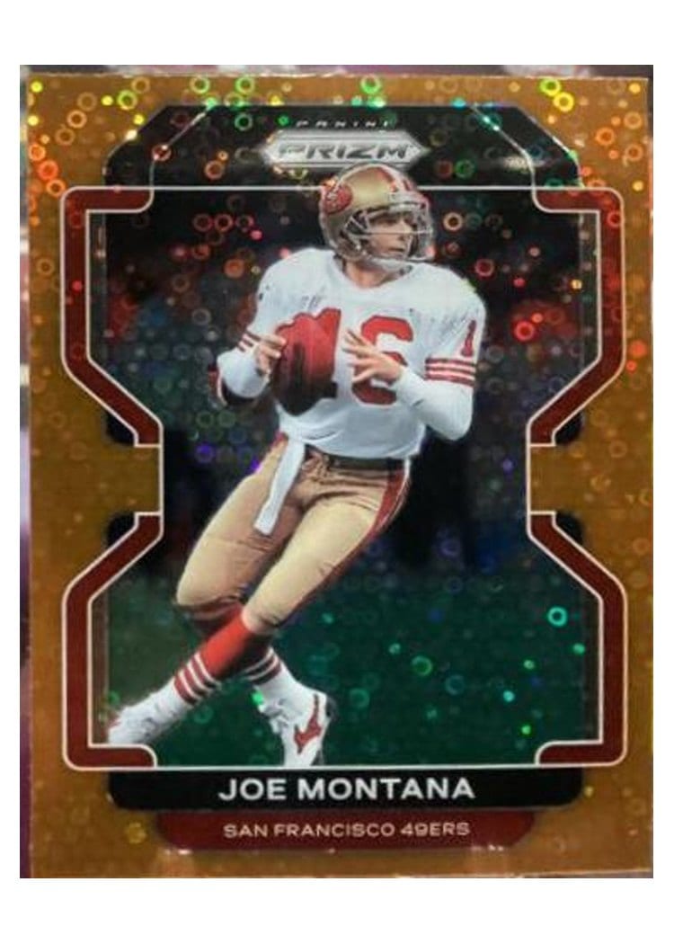 2021 Panini Prizm Base Set Joe Montana #60 card
