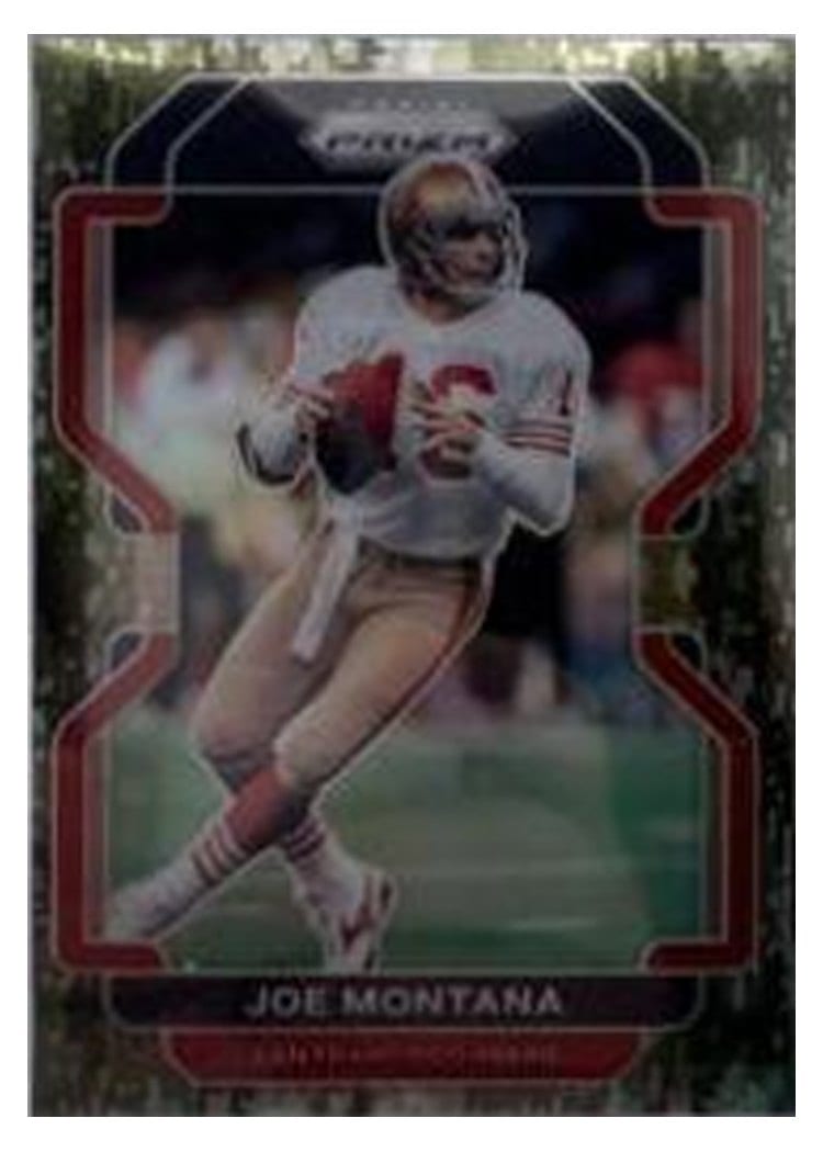 2021 Panini Prizm Base Set Joe Montana #60 card