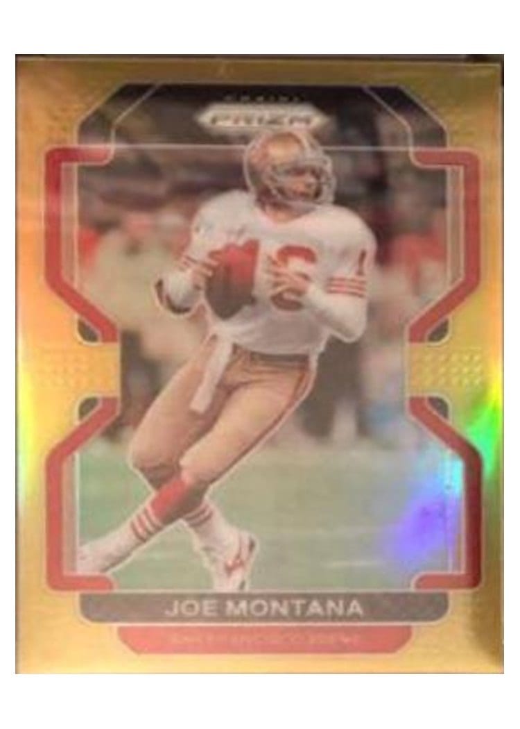 2021 Panini Prizm Base Set Joe Montana #60 card