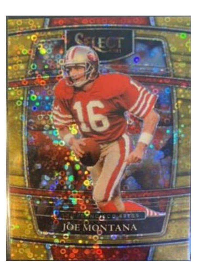 2021 Panini Prizm Base Set Joe Montana #60 card