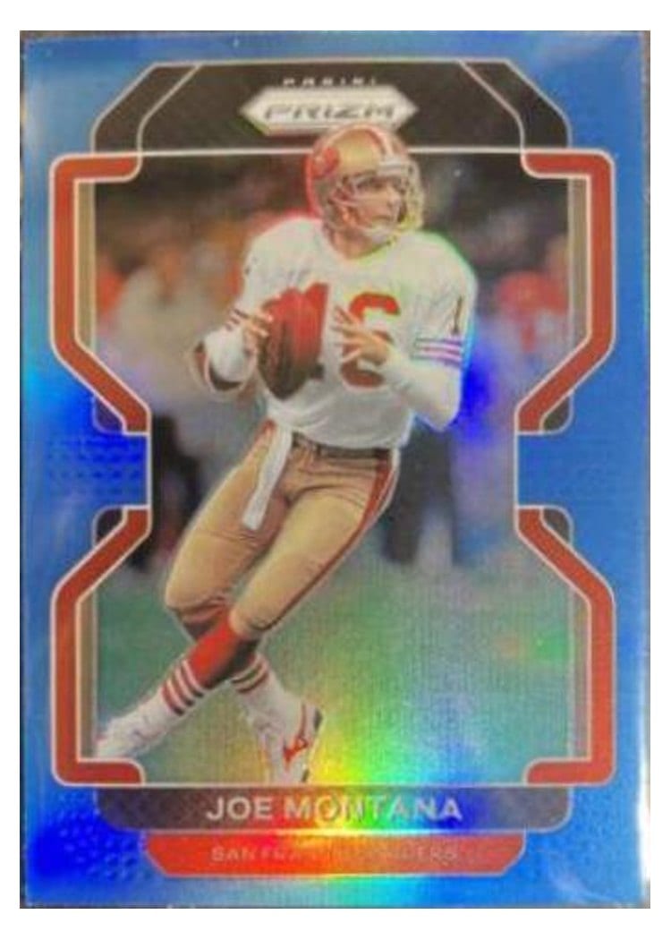 2021 Panini Prizm Base Set Joe Montana #60 card