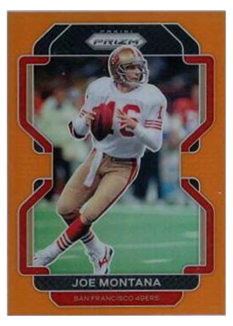 2021 Panini Prizm Base Set Joe Montana #60 card
