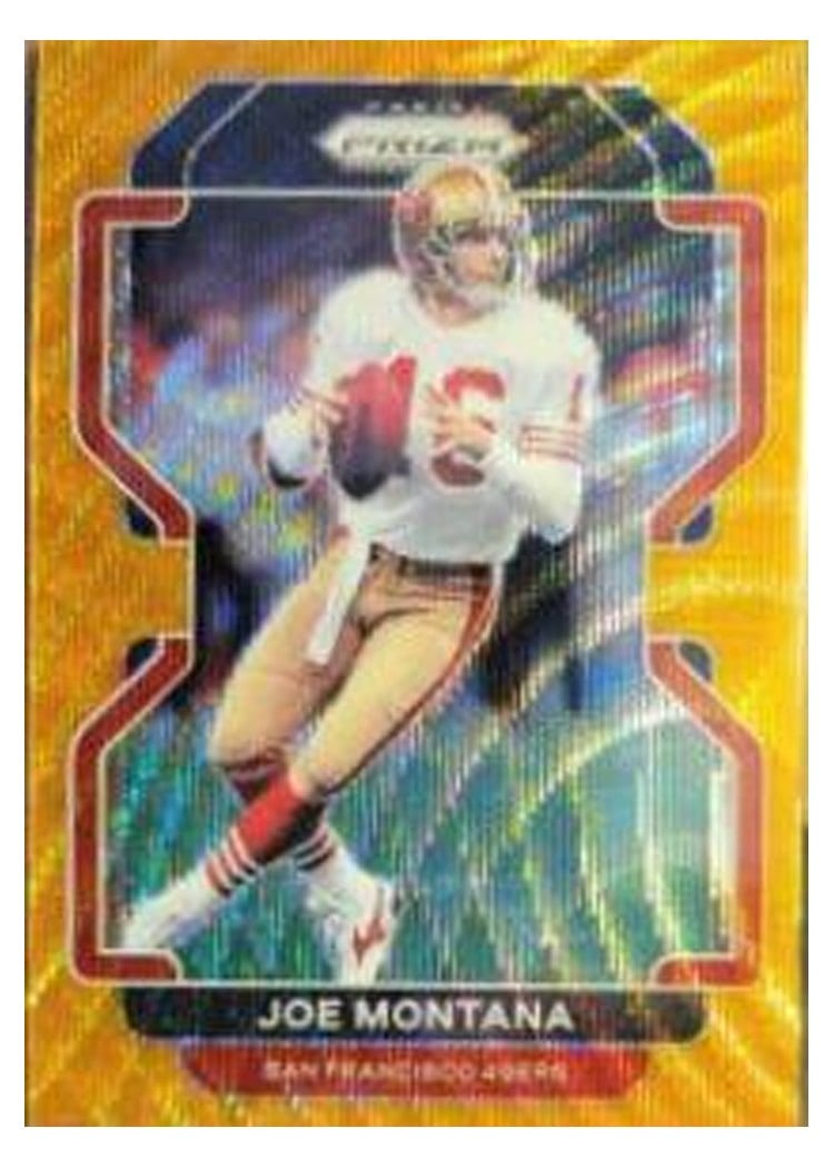 2021 Panini Prizm Base Set Joe Montana #60 card