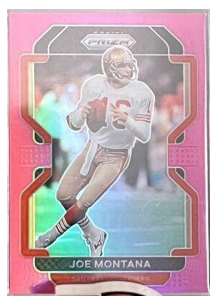 2021 Panini Prizm Base Set Joe Montana #60 card