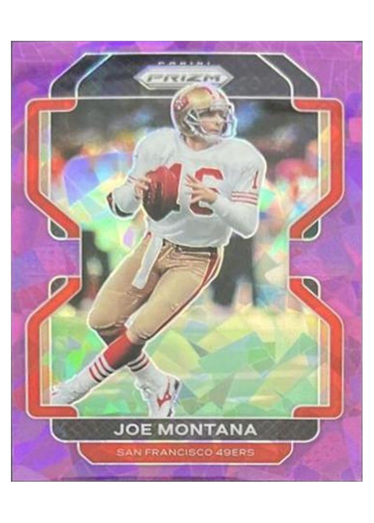 2021 Panini Prizm Base Set Joe Montana #60 card