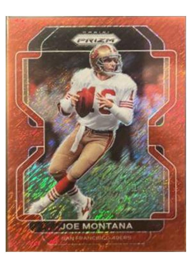 2021 Panini Prizm Base Set Joe Montana #60 card
