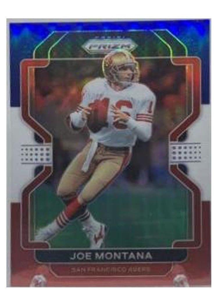 2021 Panini Prizm Base Set Joe Montana #60 card