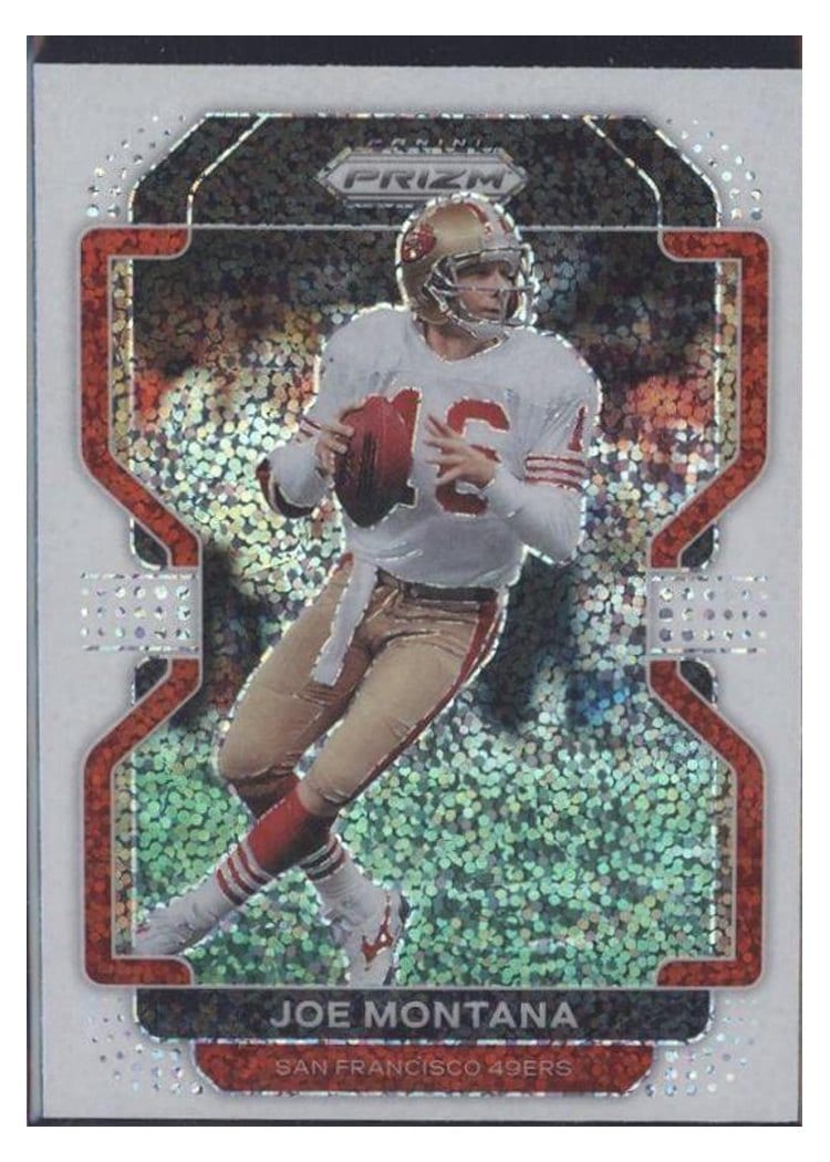 2021 Panini Prizm Base Set Joe Montana #60 card