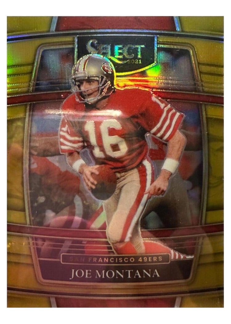 2021 Panini Select Base Set Joe Montana #36 card