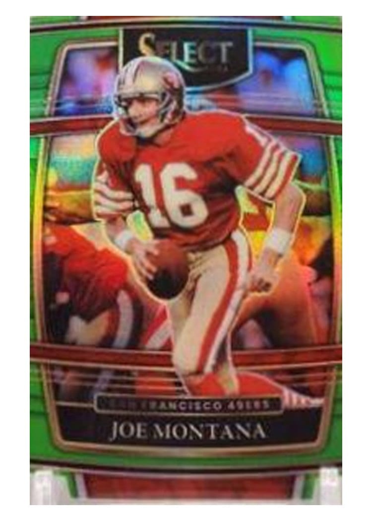 2021 Panini Select Base Set Joe Montana #36 card
