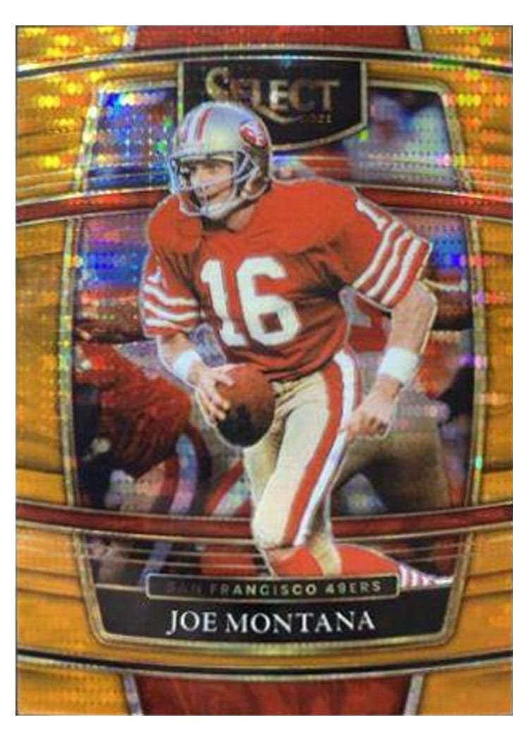 2021 Panini Select Base Set Joe Montana #36 card