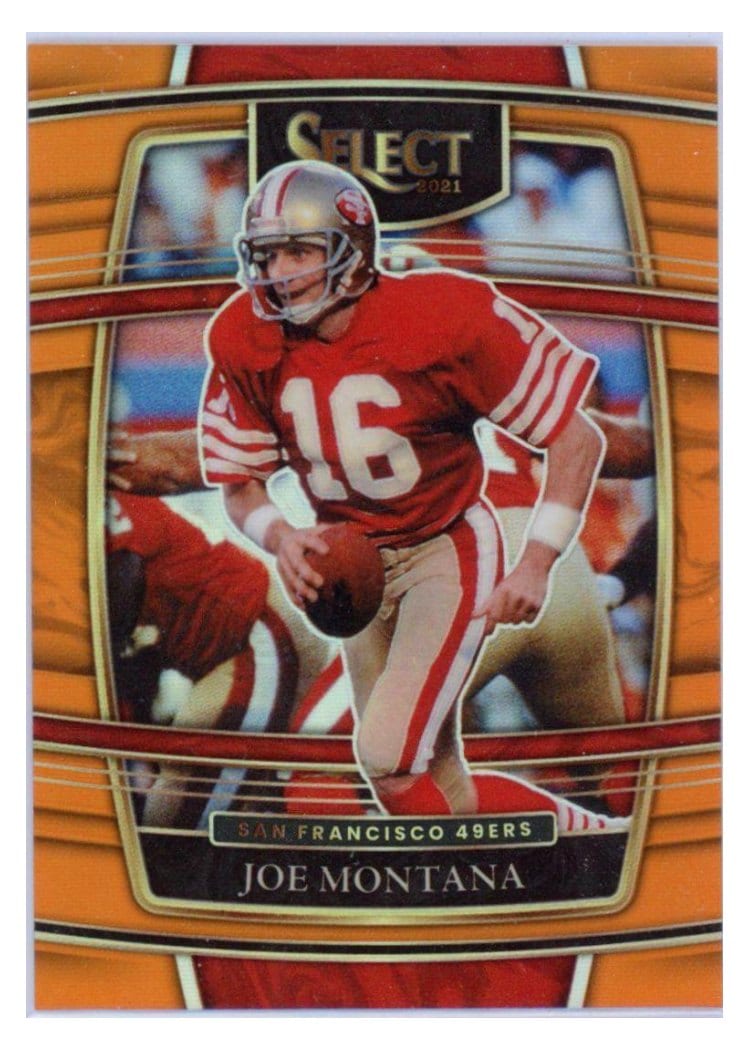 2021 Panini Select Base Set Joe Montana #36 card