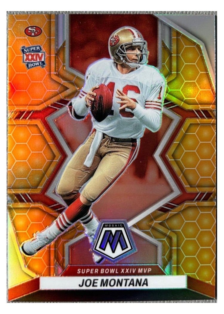 2022 Panini Mosaic Base Set Joe Montana #296 card