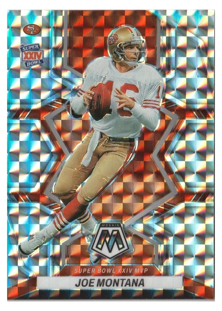 2022 Panini Mosaic Base Set Joe Montana #296 card