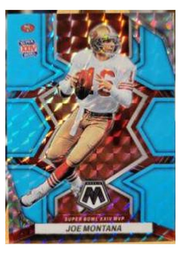 2022 Panini Mosaic Base Set Joe Montana #296 card