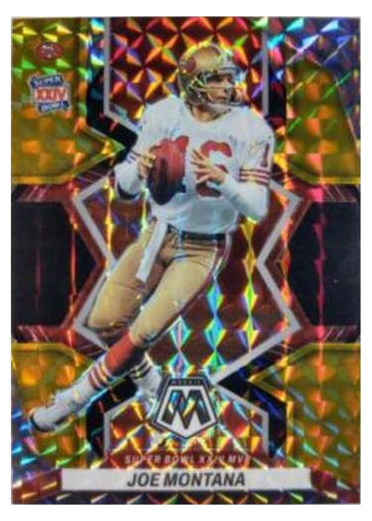 2022 Panini Mosaic Base Set Joe Montana #296 card