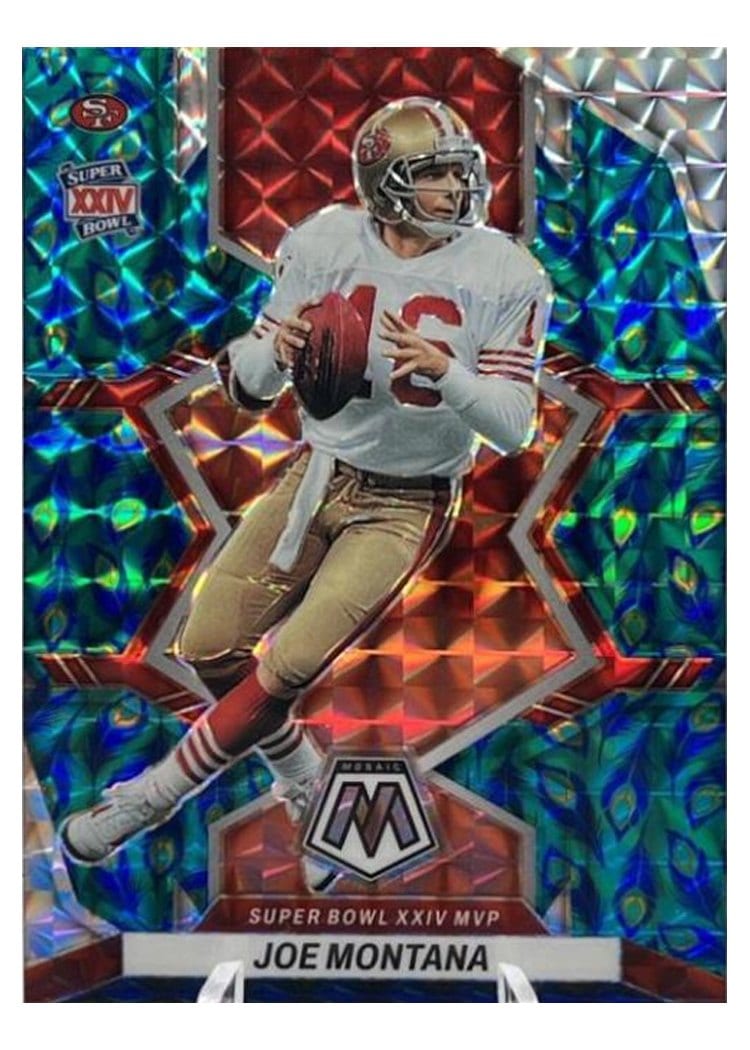 2022 Panini Mosaic Base Set Joe Montana #296 card