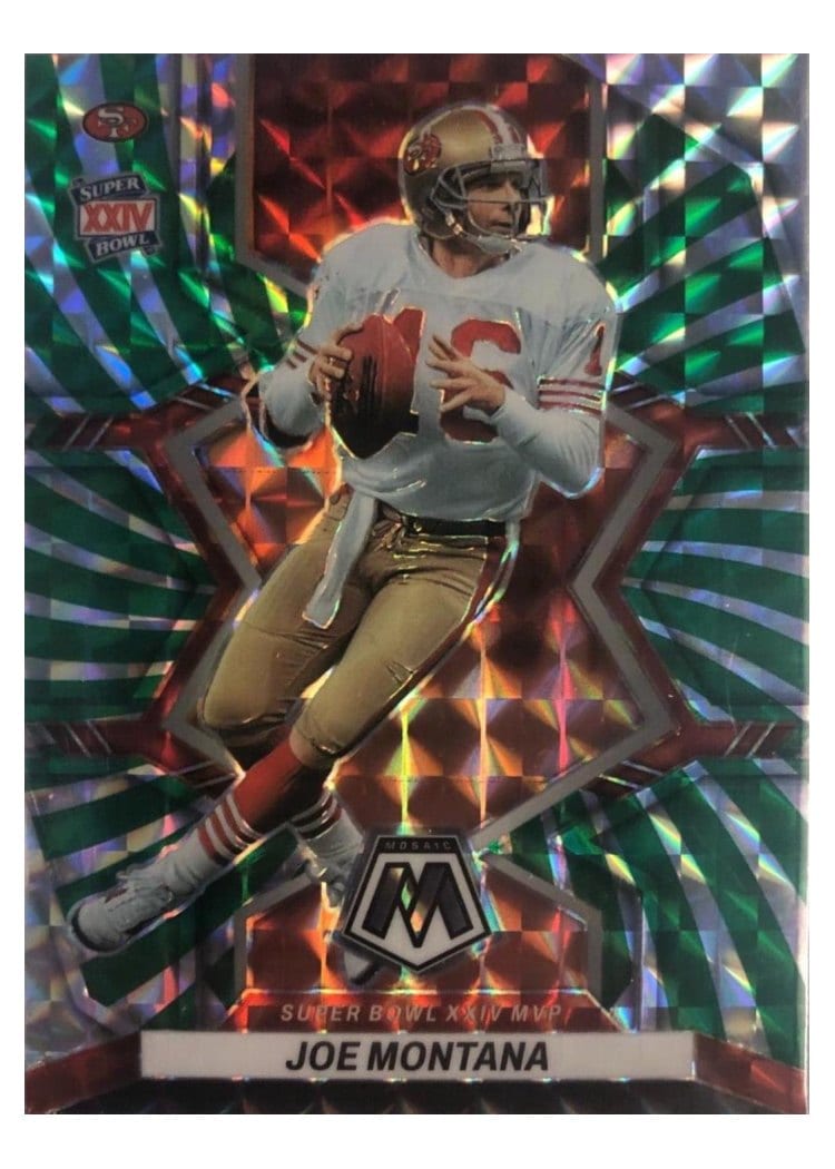 2022 Panini Mosaic Base Set Joe Montana #296 card