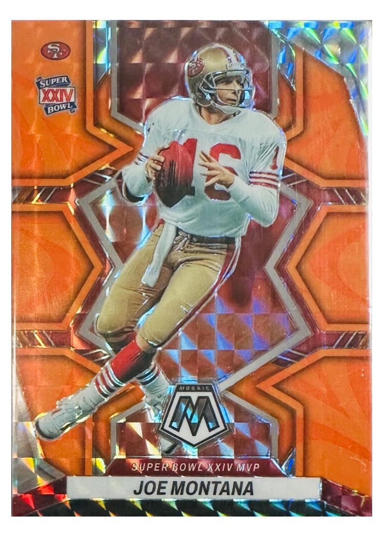 2022 Panini Mosaic Base Set Joe Montana #296 card