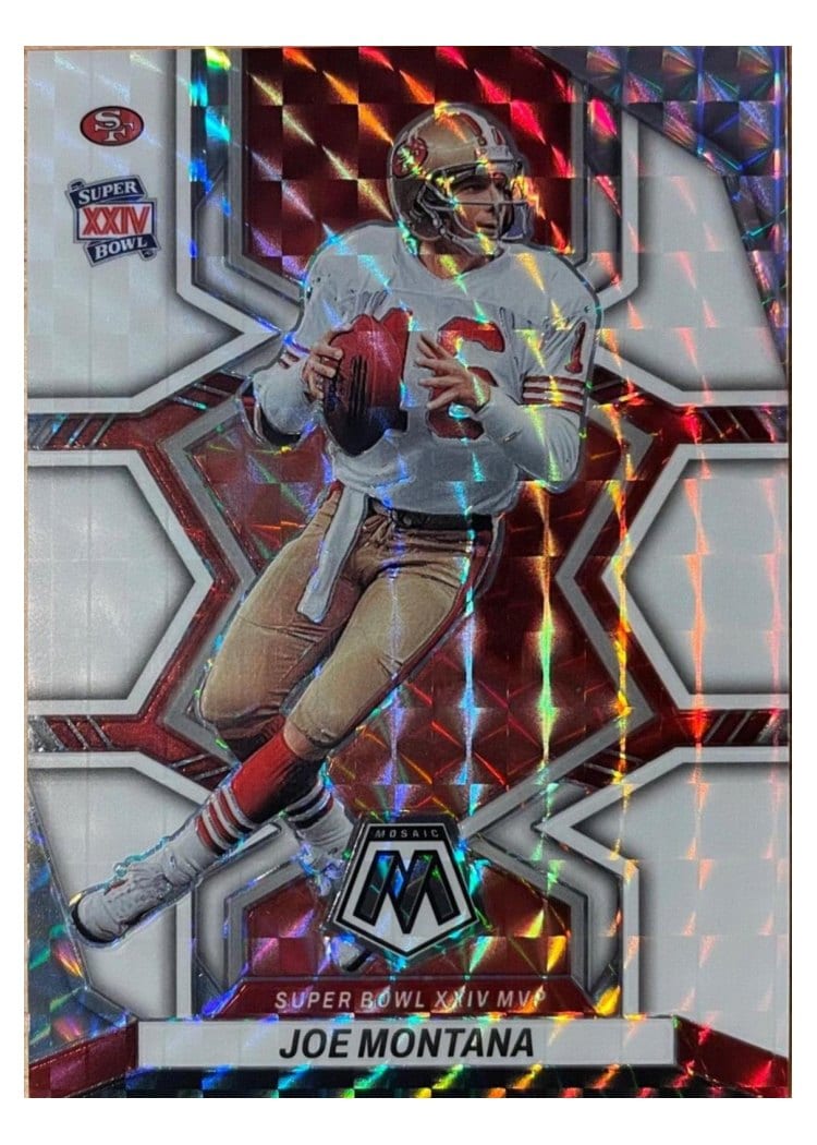 2022 Panini Mosaic Base Set Joe Montana #296 card