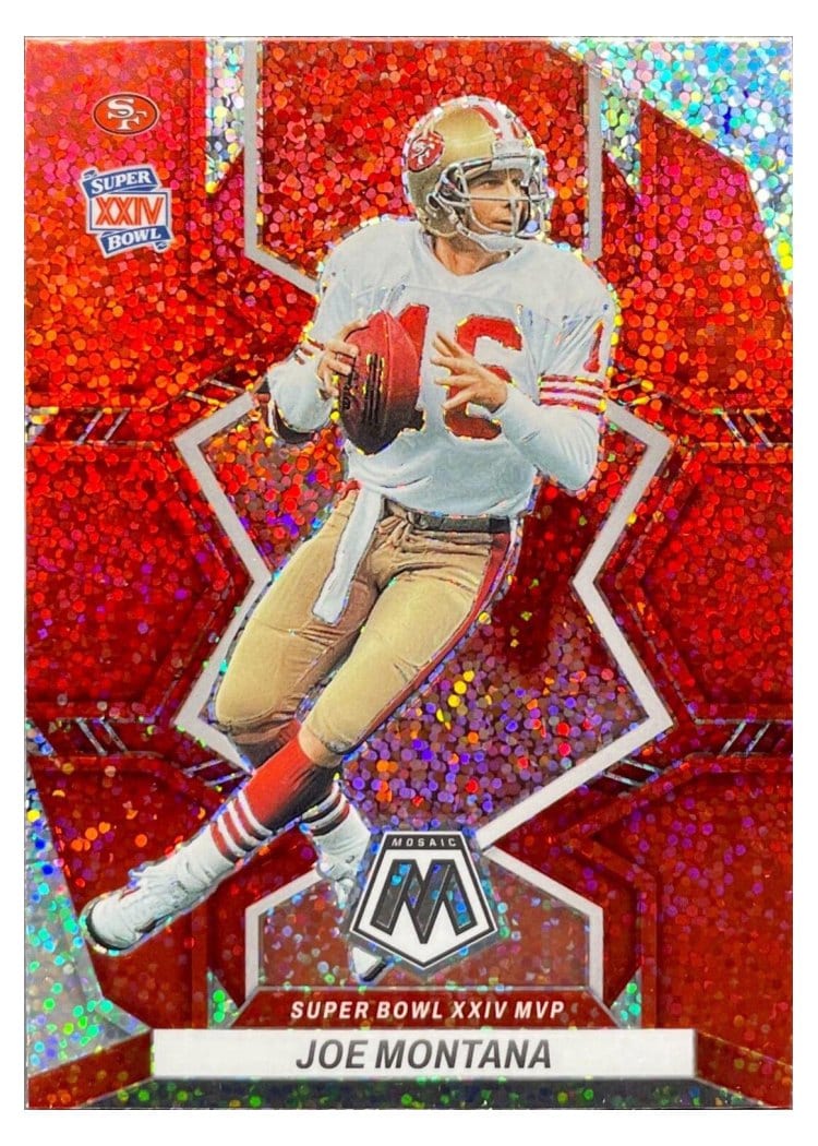 2022 Panini Mosaic Base Set Joe Montana #296 card
