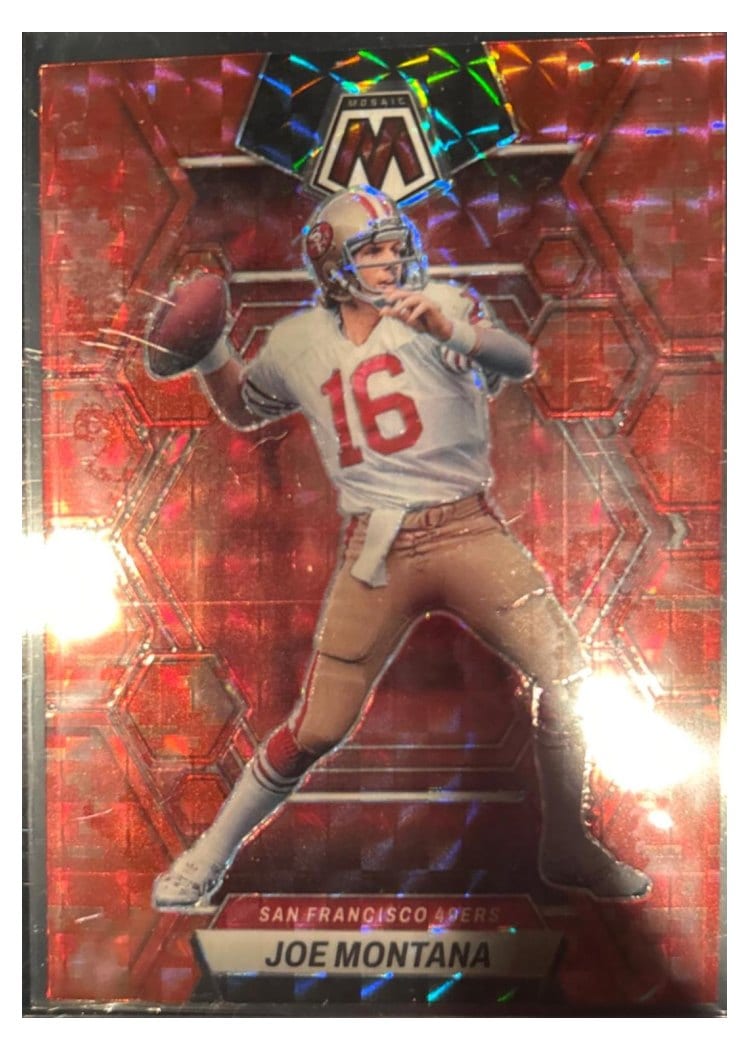 2023 Panini Mosaic Base Set Joe Montana #217 card
