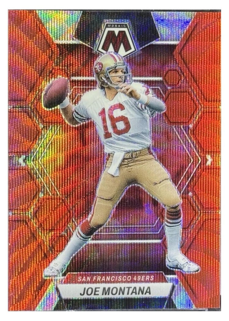 2023 Panini Mosaic Base Set Joe Montana #217 card