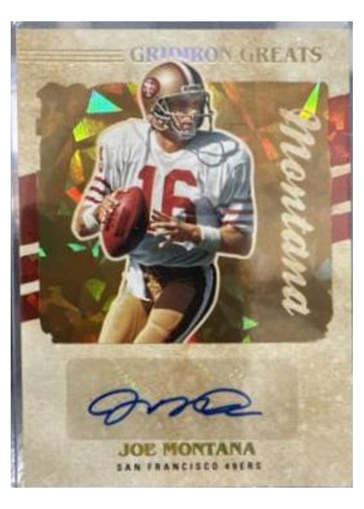 2024 Panini Mosaic Gridiron Greats Joe Montana #GG42 card